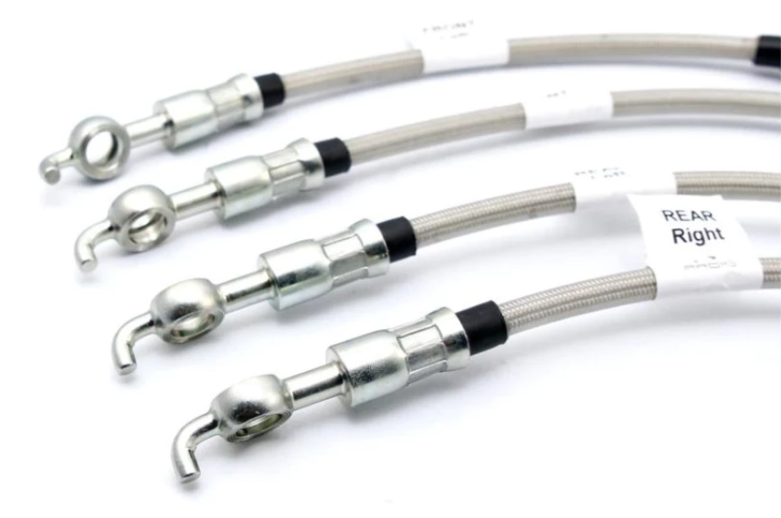 STEEL BRAIDED BRAKE HOSE for Proton Satria C98, C99 GTi 1.6 / 1.8 - 4pcs