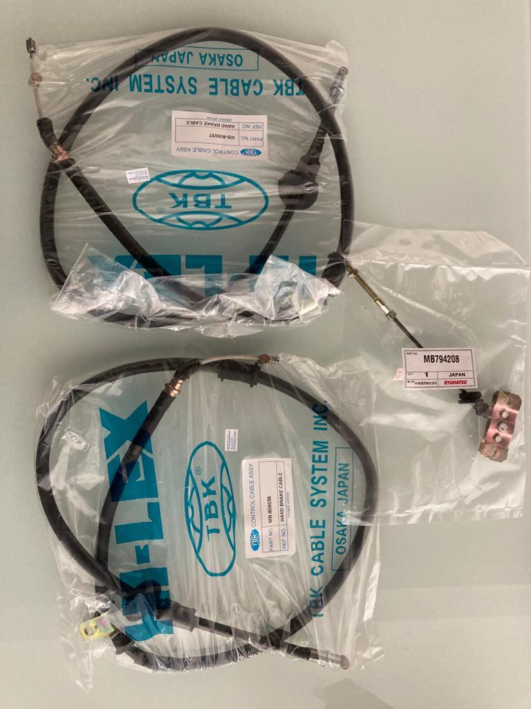 Hand / E Brake cable kit - Proton Satria GTi / Wira / Persona / Persona SE / Lancer CC