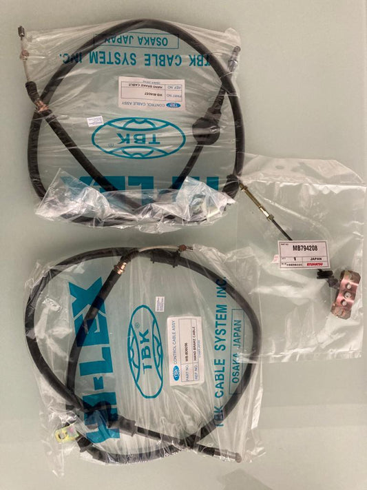 Hand / E Brake cable kit - Proton Satria GTi / Wira / Persona / Persona SE / Lancer CC