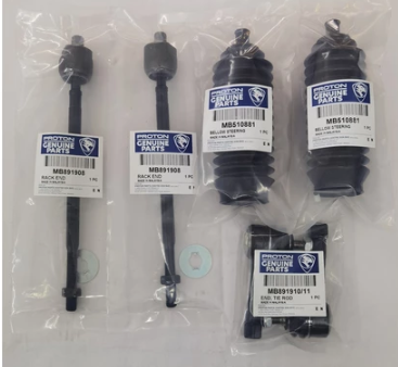 Tie Rod End+Rack End+Steering Boot Cover (OEM) for Proton Saga BLM & BLM FLX Saga New VVT Savvy, S16 (1 SET)
