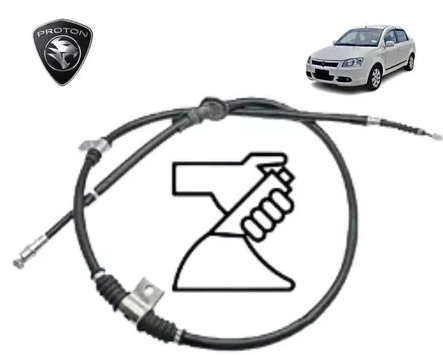 Proton Saga BL, BLM, S16 FLX -  Hand Brake Cable Set