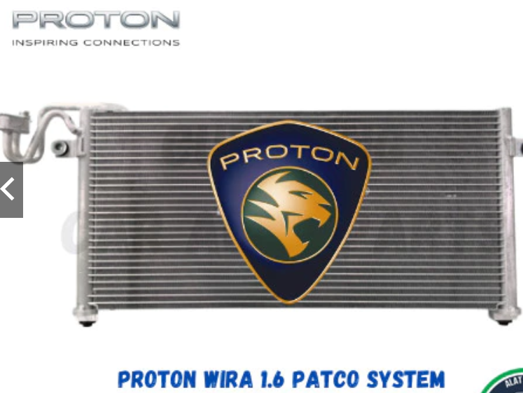 Air Con Condenser - Proton Satria GTi and Non Gti, Waja, Impian Gen2, Persona, Putra, Arena, Jumbuckand others