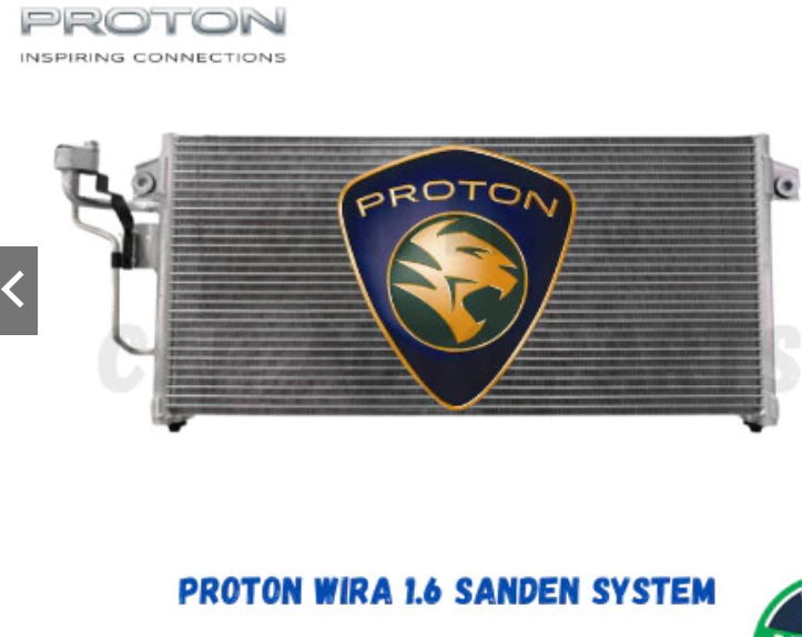 Air Con Condenser - Proton Satria GTi and Non Gti, Waja, Impian Gen2, Persona, Putra, Arena, Jumbuckand others