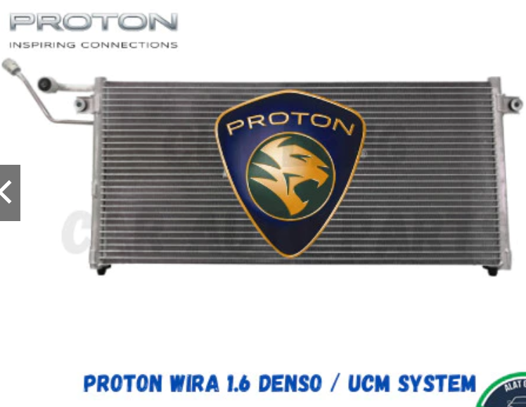 Air Con Condenser - Proton Satria GTi and Non Gti, Waja, Impian Gen2, Persona, Putra, Arena, Jumbuckand others