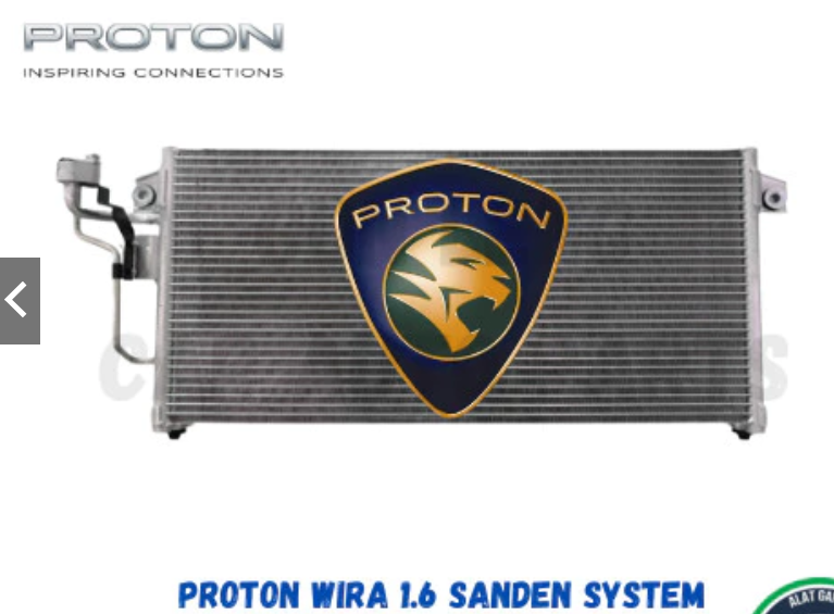 Air Con Condenser - Proton Satria GTi and Non Gti, Waja, Impian Gen2, Persona, Putra, Arena, Jumbuckand others