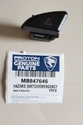 Proton Wira, Persona, Satria Putra, Jumbuck, Arena, Hazard, Fan Blower, Demister, Fog Lamp dash switch