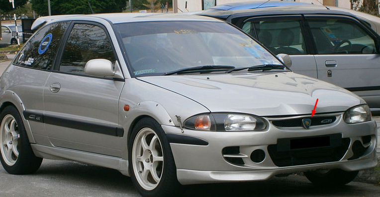 Proton Satria GTi front Plinth and Badge / Emblem