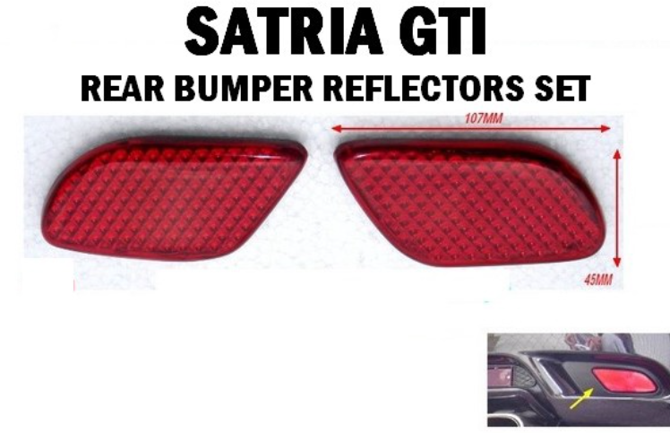 Proton Satria GTi, Satria R3 Rear Rear Reflector and Fog Lamp set