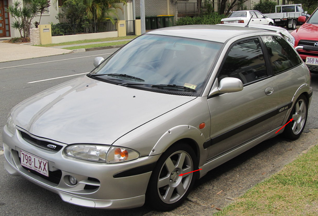 Proton Satria GTI Genuine Wheels caps