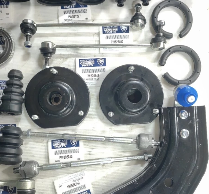 41 Piece Kit -  Proton Saga BLM / S16 Suspension mounting Kit, Absorber Mounting Lower Arm Absorber Link Bush Cover