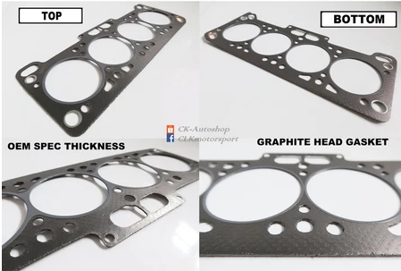 SANWA Japan Full Overhaul Gasket Kit OEM P/N MD997672 (graphite head gasket) Mitsubishi Proton 4G15 in Iswara Wira Arena Jumbuck