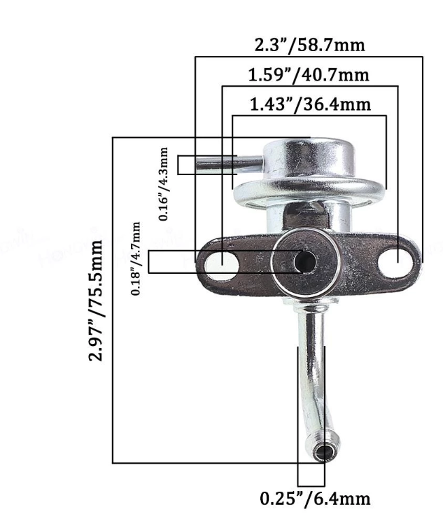 Proton Jumbuck / Arena / Wira / Satria 1.3, 1.5 EFI Genuine Mitsubishi Fuel Pressure Regulator – PW550539