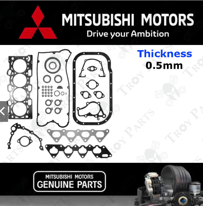 Proton Satria GTI/ M21 / Mitsubishi 4G93 & 4G93T Engine Gasket Kits – Cam Cover, VRS Top Overhaul & Full Rebuild Kits