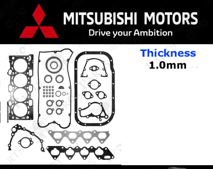 Proton Satria GTI/ M21 / Mitsubishi 4G93 & 4G93T Engine Gasket Kits – Cam Cover, VRS Top Overhaul & Full Rebuild Kits