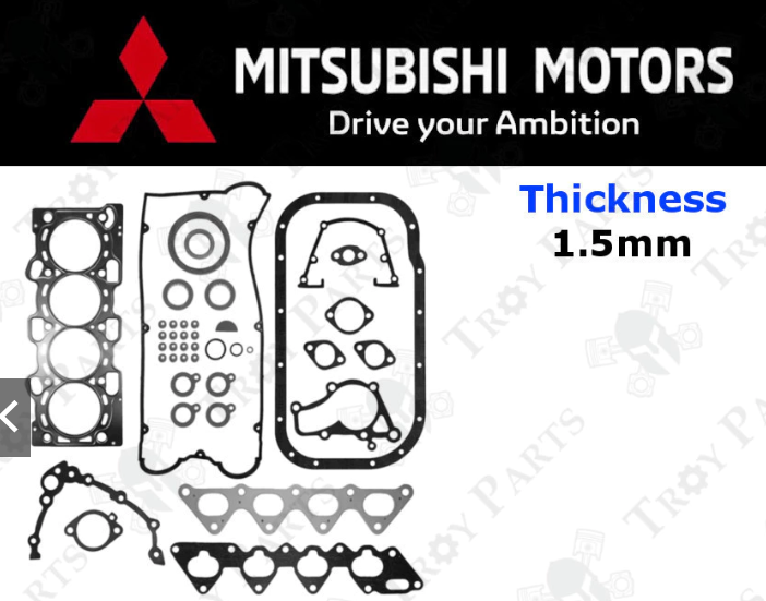 Proton Satria GTI/ M21 / Mitsubishi 4G93 & 4G93T Engine Gasket Kits – Cam Cover, VRS Top Overhaul & Full Rebuild Kits