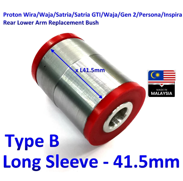 Proton Wira/Waja/Satria/Satria GTI / Satria NEO /Waja/Gen 2/Persona/Inspira/ Putra / M21 Rear Lower Arm Replacement Bush Kit (Set of 2)