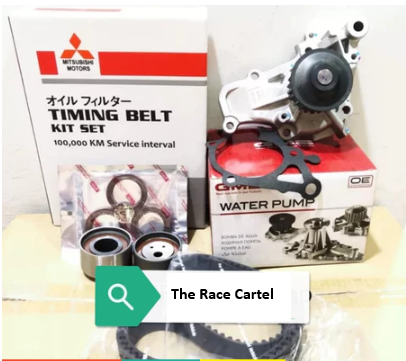 PROTON WIRA 1.8 GSR TURBO, SATRIA GTI, M21, Putra 4G93P 1.8 TWIN CAM TIMING BELT SET + WATER PUMP GMB - 156YU29 (MD176389/ MD197134)