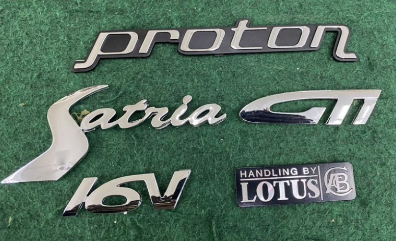 Proton Satria GTi Rear Boot lid badge kit
