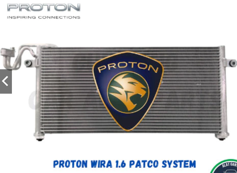 Air Con Condenser - Proton Satria GTi and Non Gti, Waja, Impian Gen2, Persona Putra and others