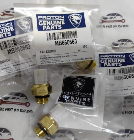 Proton Wira / Satria / Arena / Jumbuck / Putra / M21 Temperature Sensors – VDO 2-Pin Sensor (PW550541) or Radiator Fan Thermo Switch (MB660663) or PW536176