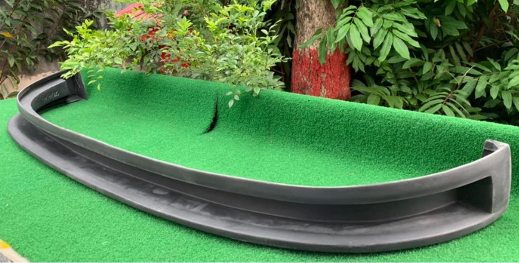 Satria GTi R3 Style Front Bumper Lip (Polyurethane) - Satria, Wira, Persona, Jumbuck, Arena